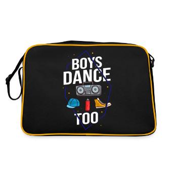Breakdance Music Breaking BBoy Bgirl - Retro Bag - black/gold - Back
