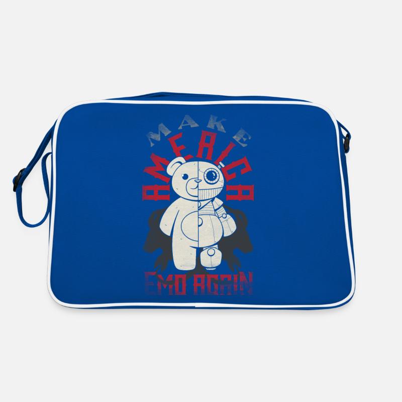 Emoticon Make America Emo Again Emocore Aesthetic Retro Tasche