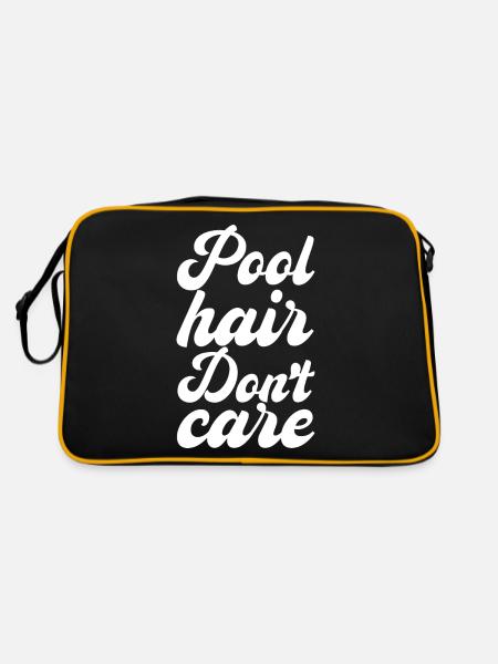 Les cheveux de la piscine ne s’en soucient pas - Sac Retro - noir/or - Dos