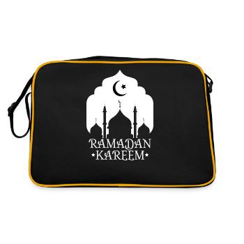 Ramadan Kareem White - Retro Bag - black/gold - Back