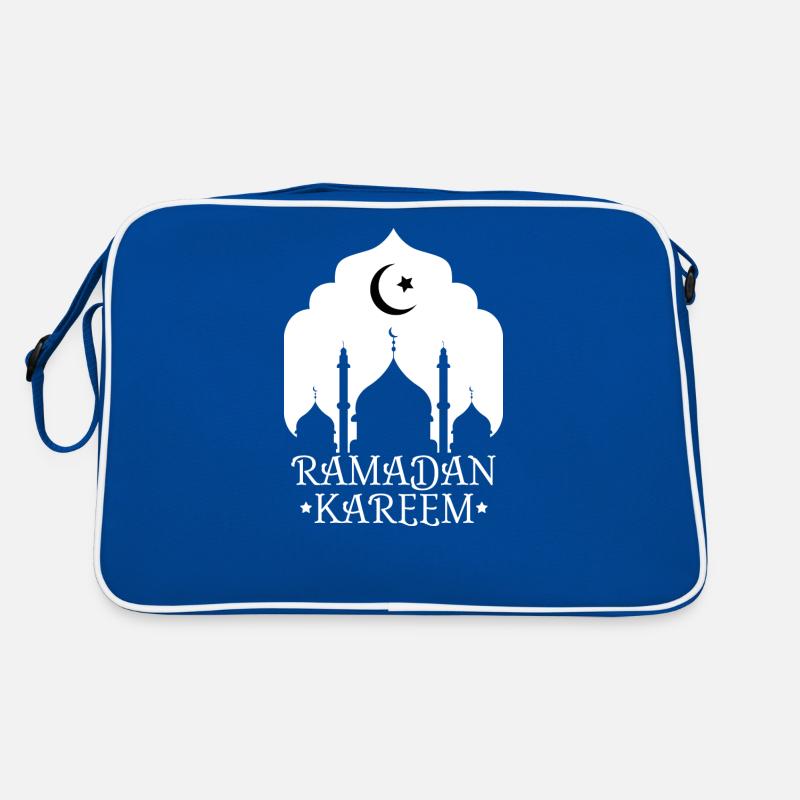 Ramadan Kareem White Retro Tasche