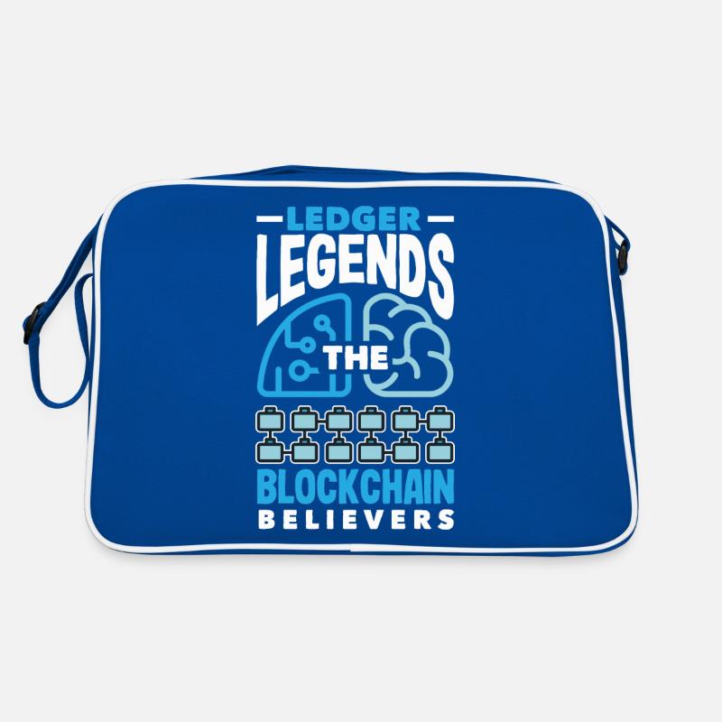Cryptocurrency AI & Crypto Enthusiast Blockchain Retro Bag
