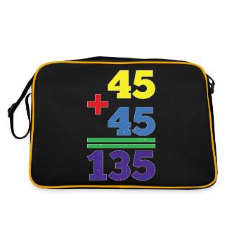 45 + 45 = 135 29 - Retro Bag - black/gold - Back