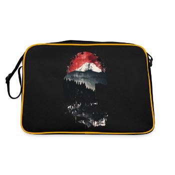 Grizzli - Sac Retro - noir/or - Dos