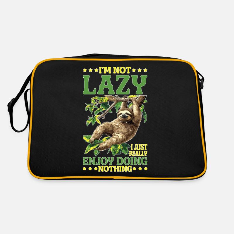 I'm Not Lazy I Just Really Enjoy Doing Nothing 2 Retro Bag