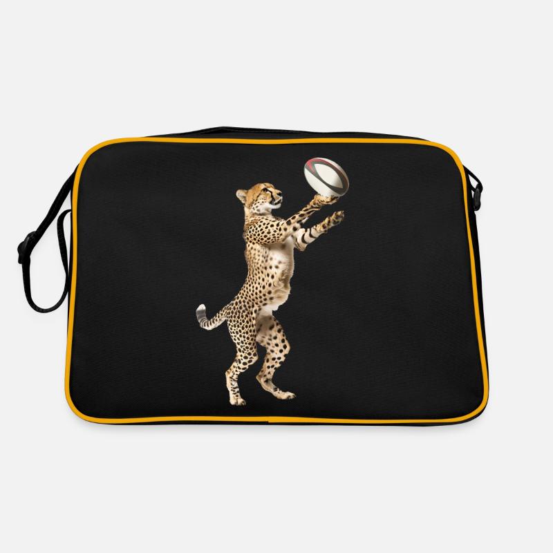 Gepard - Retro Tasche - Schwarz/Gold