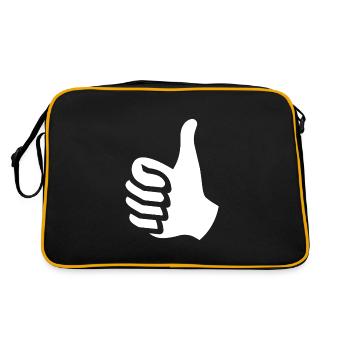 Thumbs up - Retro Bag - black/gold - Back