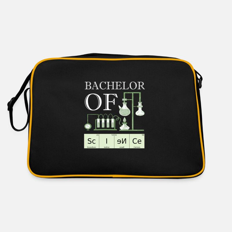 Bachelor Of Science Uni Abschluss Retro Tasche
