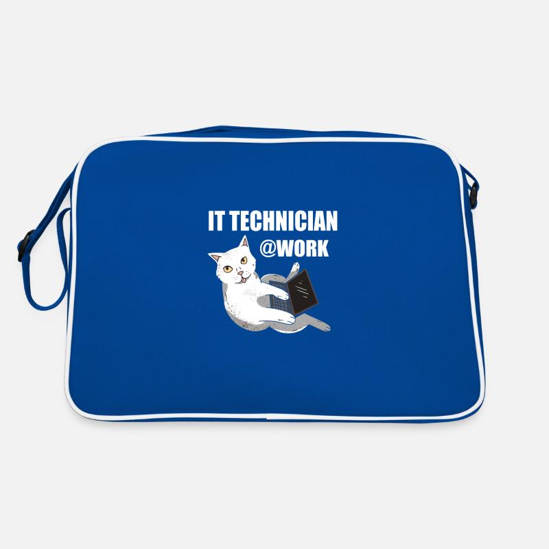 IT technicien de chat programmeur Techie Sac Retro