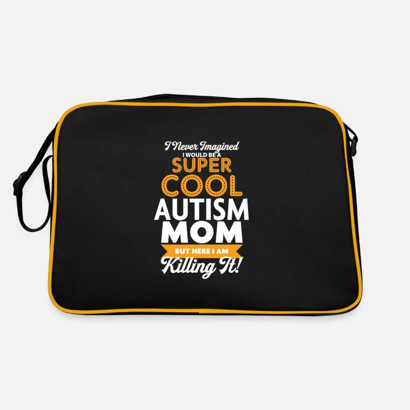 Super Cool Autism Mom Retro Bag