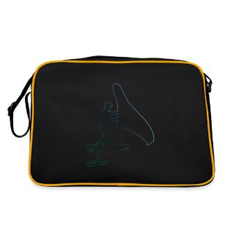 hydroptère wingsurf wingfoil femmes wingsurf - Sac Retro - noir/or - Dos