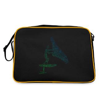 foilwing wingsurf hydroptère femmes wingsurf - Sac Retro - noir/or - Dos