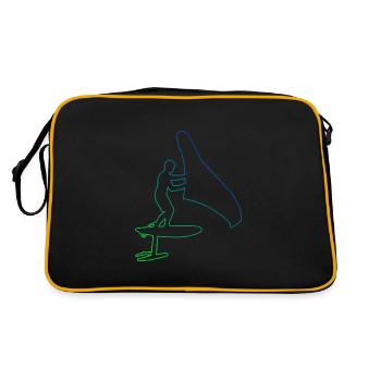 Foilwing Wingsurf Hommes Hydroptil WingSurf - Sac Retro - noir/or - Dos