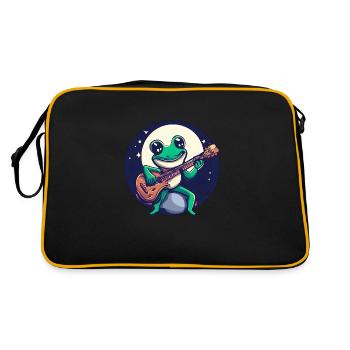 Frog Guitar Moonlight - Retro Bag - black/gold - Back