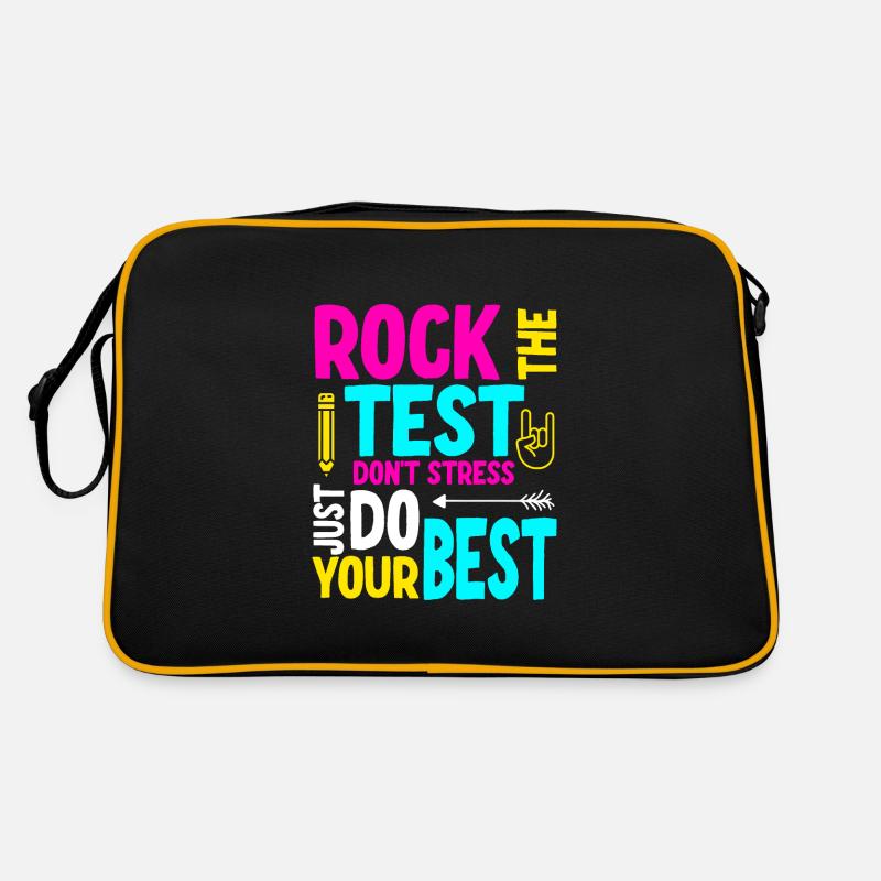 Rock den Test Retro Tasche