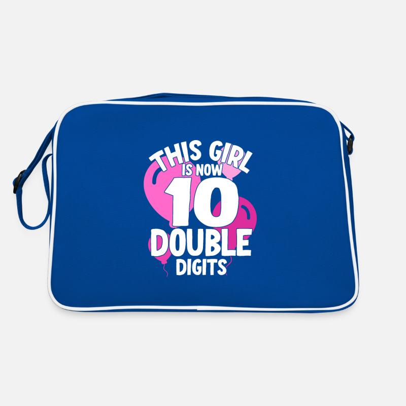 10. Geburtstag Mädchen Retro Tasche
