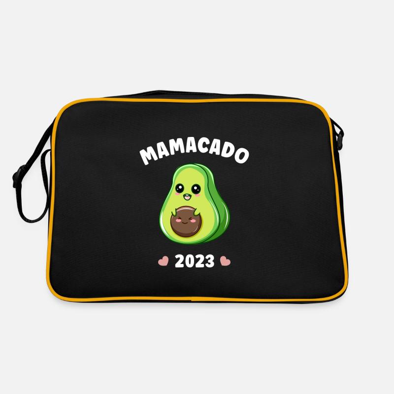 Mamacado 2023 Avocado Schwangerschaft Schwanger Retro Tasche