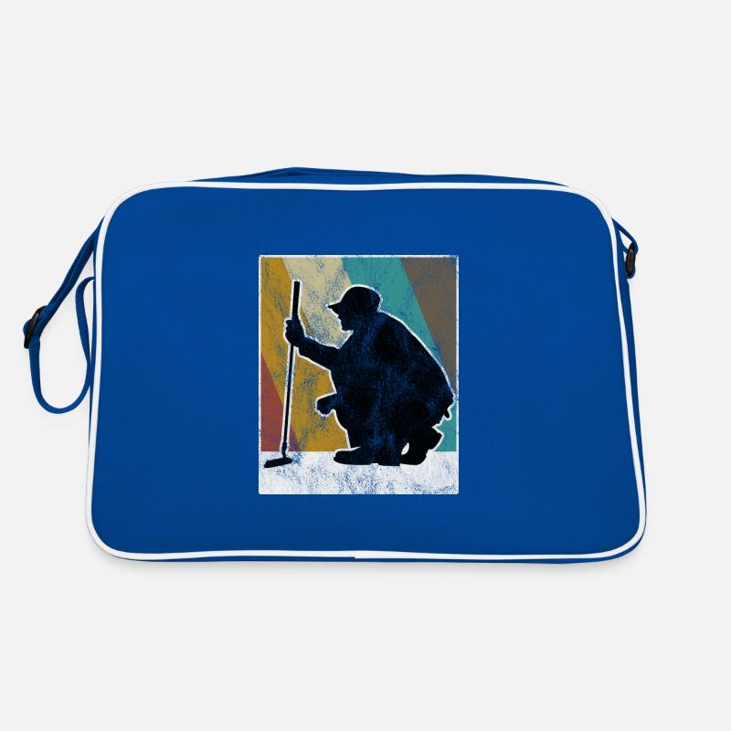 Golfschläger Golf Golfen Retro Golfer Golfspieler Retro Tasche
