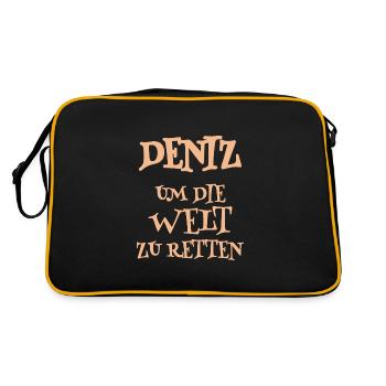 Héros Deniz - Sac Retro - noir/or - Dos