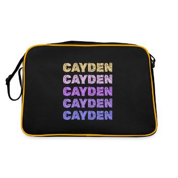 CaydenCayden - Sac Retro - noir/or - Dos