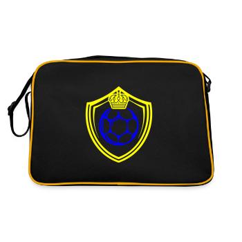 Équipe de signe de logo de football - Sac Retro - noir/or - Dos