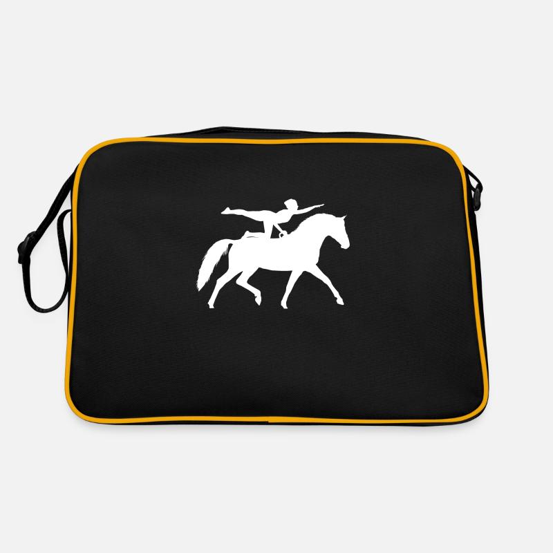 Voltigier Chevaux Équestres Voltige Sac Retro