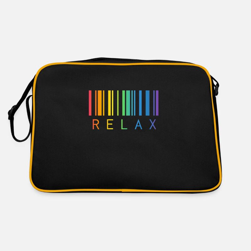 RELAX BARCODE STRICHCODE Retro Bag
