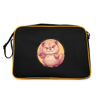 Strict Groundhog Lecture - Retro Bag - black/gold - Back