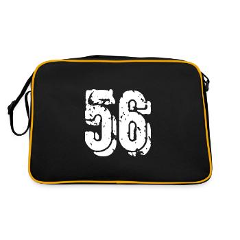 56 Number jersey - Retro Bag - black/gold - Back