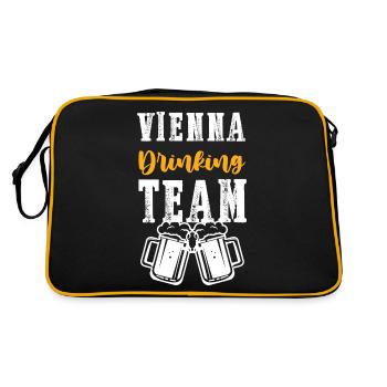 Vienna PDrinking Team Wien - Sac Retro - noir/or - Dos