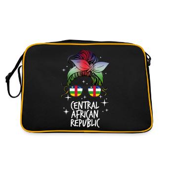 Central African Republic - Retro Bag - black/gold - Back