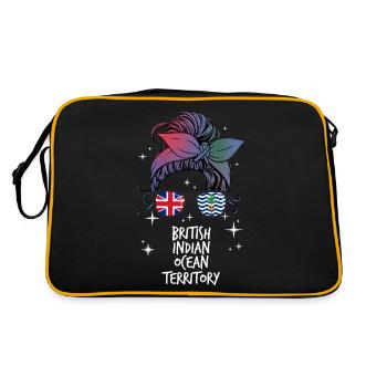 British Indian Ocean Territory - Retro Bag - black/gold - Back