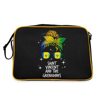 Saint Vincent et les Grenadines - Sac Retro - noir/or - Dos