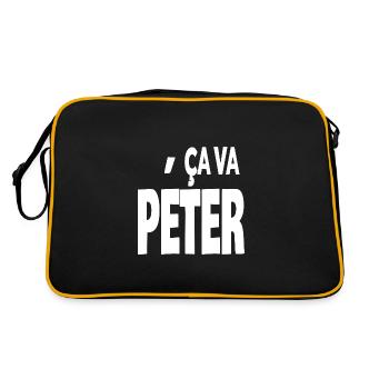 ça va péter - Sac Retro - noir/or - Dos