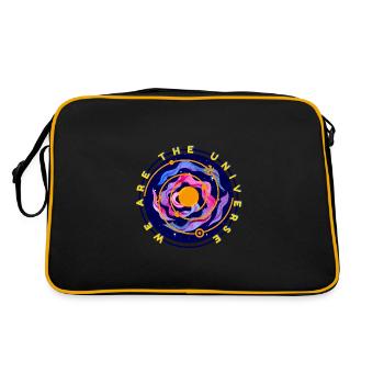 We are the universe - Retro Bag - black/gold - Back