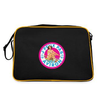 J peux pas j ai aviron - Sac Retro - noir/or - Dos