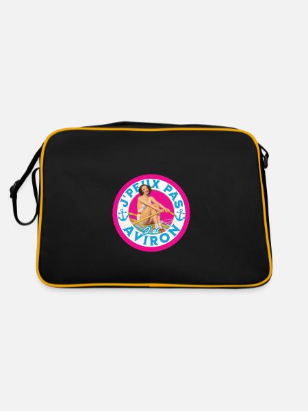 J peux pas j ai aviron - Sac Retro - noir/or - Dos