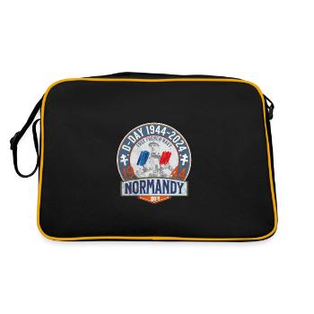 D DAY 1944 2024 - Sac Retro - noir/or - Dos