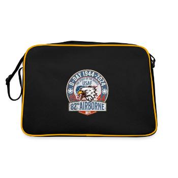 D Day 82 em airborne - Sac Retro - noir/or - Dos