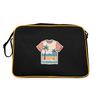 Beachfront Bliss - Retro Bag - black/gold - Back