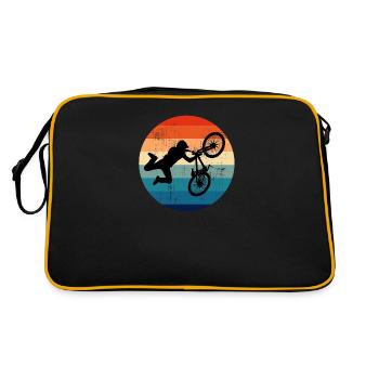 Dirtbike BMX retro jump - Sac Retro - noir/or - Dos