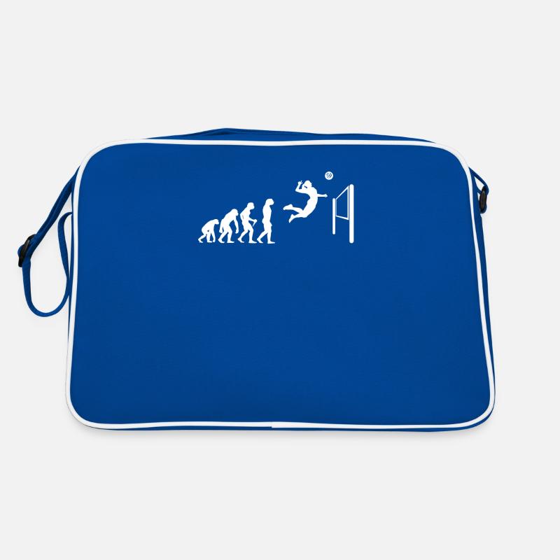 Volleyball Beachvolley Player Frau Evolution Smash Retro Tasche