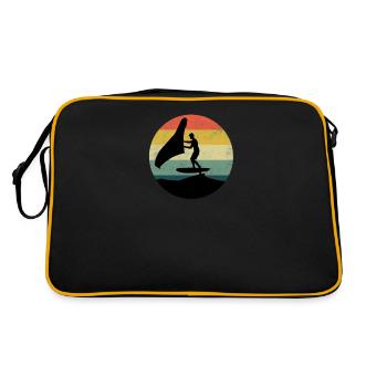 Hydrofoil Wingfoil Evolution Foil Wing Wingfoiling - Retro Tasche - Schwarz/Gold - Hinten