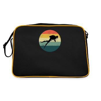 Cadeau de plongée sous-marine Plongée sous-marine Plongée sous-marine - Sac Retro - noir/or - Dos