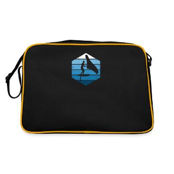 Hydrofoil Wingfoiling Kiten Wingfoil Foilwing Kite - Retro Bag - black/gold - Back