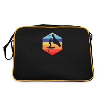 Hydrofoil Wingfoiling Kiten Wingfoil Foilwing Kite - Retro Bag - black/gold - Back
