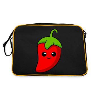 Chilli Comic - Retro Bag - black/gold - Back