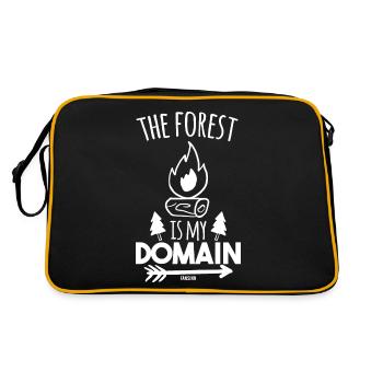 The Forest Is My Domain - Retro Bag - black/gold - Back