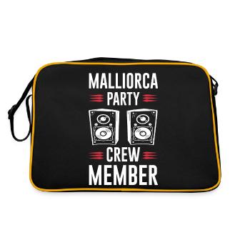 Majorque Party Crew - Sac Retro - noir/or - Dos
