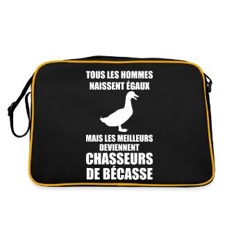 Meilleur Chasseur de Bécasse - Sac Retro - noir/or - Dos